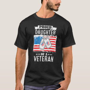 Camiseta Veteranos de familia militar apoyan a la orgullosa
