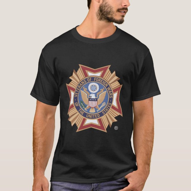 Camiseta Veteranos De Guerras Extranjeras De Estados Unidos (Anverso)