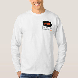 Camiseta Veteranos de Iowa disfrutan de la larga manga masc