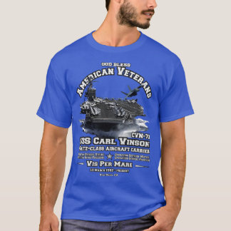 Camiseta Veteranos de la compañía aérea USS l Vinson CVN70