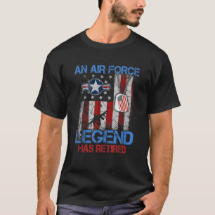 Camiseta Veteranos de la Fuerza Aérea Estadounidense Retira