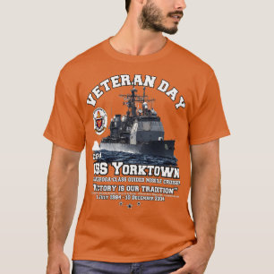 Camiseta Veteranos de la marina estadounidense CG48 en York