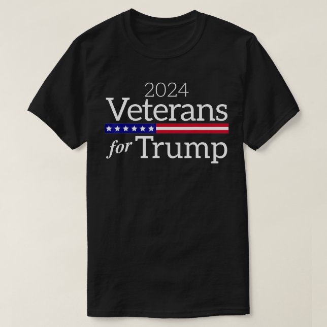 Camiseta Veteranos De La Tr Conservadora Republicana De Tru (Diseño del anverso)