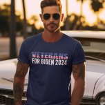 Camiseta Veteranos de las elecciones de Biden 2024 Blue<br><div class="desc">Si eres un veterano que está harto de la política de Trump,  muestra tu apoyo a Joe Biden para la presidencia en 2024 con esta genial camiseta azul-democrática fiesta. Veteranos por Biden,  ¡voten demócratas en las próximas elecciones presidenciales!</div>