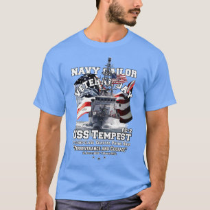 Camiseta Veteranos de las patrullas costeras USS Tempest PC