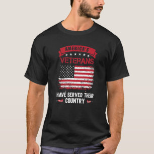 Camiseta Veteranos de los Estados Unidos han servido a su p
