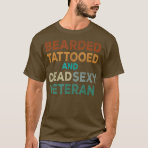 Camiseta Veteranos de Mamáes calvas con barba de machos