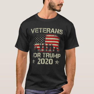Camiseta Veteranos De Trump 2020: La Antigua Bandera Estado