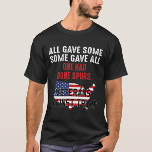 Camiseta Veteranos de Trump contra Trump
