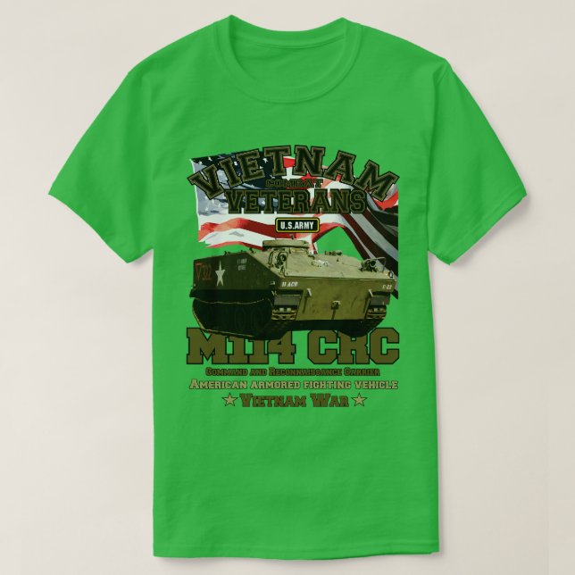 Camiseta Veteranos de Vietnam del M114 (Diseño del anverso)