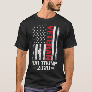 Camiseta Veteranos Del Apoyo Militar Republicano A Trump 20