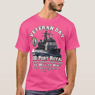 Camiseta Veteranos del crucero de USS Port Royal CG73