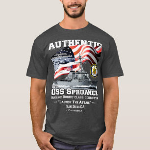 Camiseta Veteranos del Destructor USS Spruance DDG111