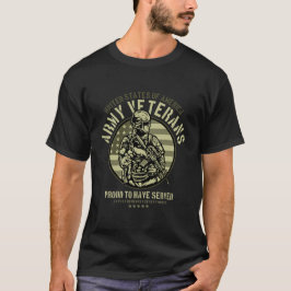 Camiseta Veteranos Del Ejército De Estados Unidos