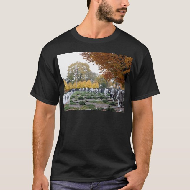 Camiseta Veteranos del monumento de Guerra de Corea (Anverso)