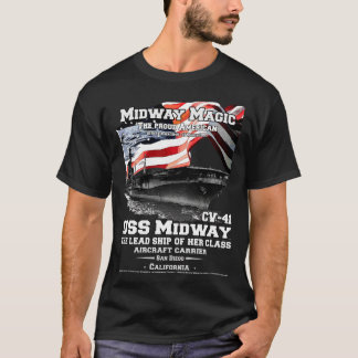 Camiseta Veteranos del portaaviones USS Midway CV41
