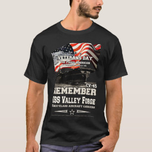Camiseta Veteranos del portaaviones USS Valley Forge CV4