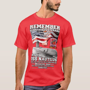 Camiseta Veteranos del submarino USS Nautilus SSN571