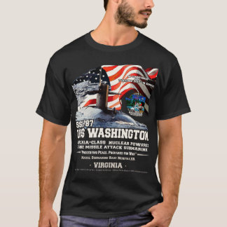 Camiseta Veteranos del submarino USS Washington SSN787
