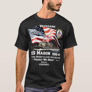 Camiseta Veteranos destructores de USS Mason