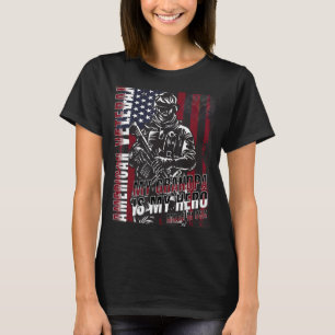 Camiseta Veteranos Día Bandera Americana Vida Orgullo Milit