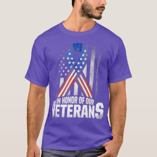 Camiseta Veteranos Día de Apoyo Económico Tropas Estadounid