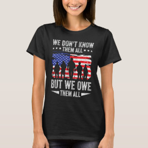 Camiseta Veteranos Día Que Les Debemos Memoria Patriótica V