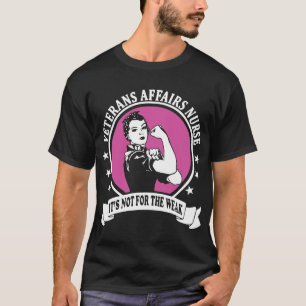 Camiseta veteranos enfermero de asuntos no es para los débi