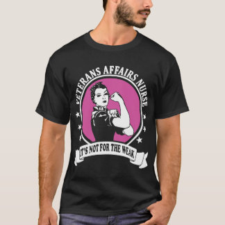 Camiseta veteranos enfermero de asuntos no es para los débi