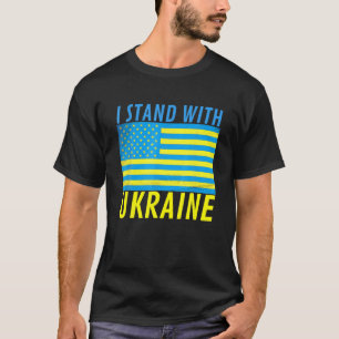 Camiseta Veteranos Estadounidenses Y Estadounidenses Apoyan