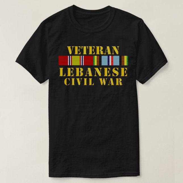 Camiseta Veteranos libaneses con EXP SVC (Diseño del anverso)