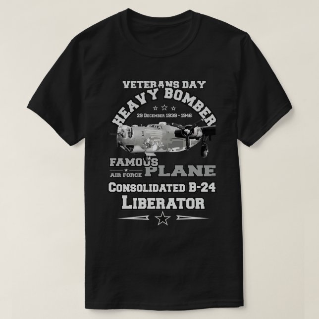 Camiseta Veteranos liberadores consolidados B24 (Diseño del anverso)
