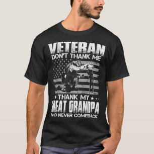 Camiseta Veteranos no me agradecemos a mi GRANDPA que