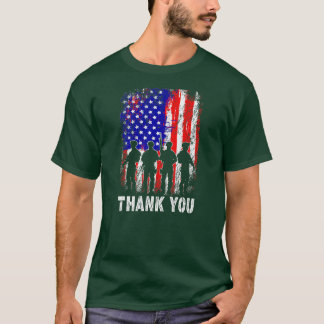 Camiseta Veteranos orgullosos de la bandera norteamericana 