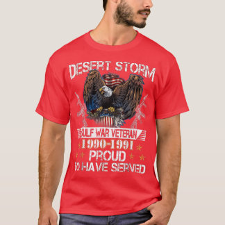 Camiseta Veteranos orgullosos de la tormenta del desierto e