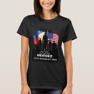 Camiseta Veteranos: Padre filipino Wwii Soldado