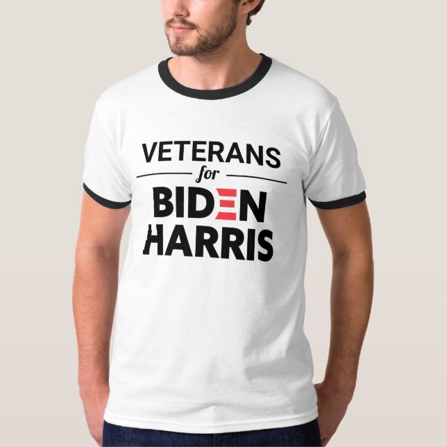 Camiseta Veteranos para el Personalizado Biden Harris (Anverso)