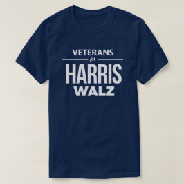 Camiseta Veteranos para Harris Walz