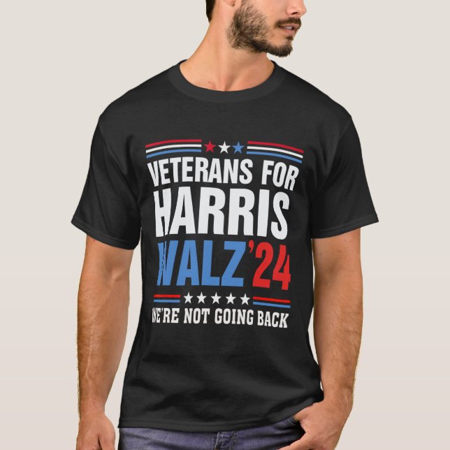Camiseta Veteranos Para Harris Wheimer 2024 Harris Waltz (Anverso)