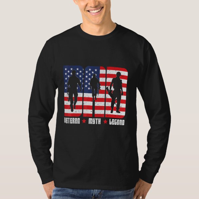 Camiseta Veteranos Patriotas por el Día de la Independencia (Anverso)