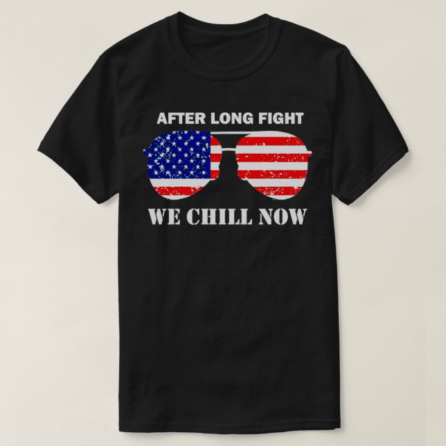 Camiseta Veteranos piloto de la Bandera Americana Día 4 de  (Diseño del anverso)