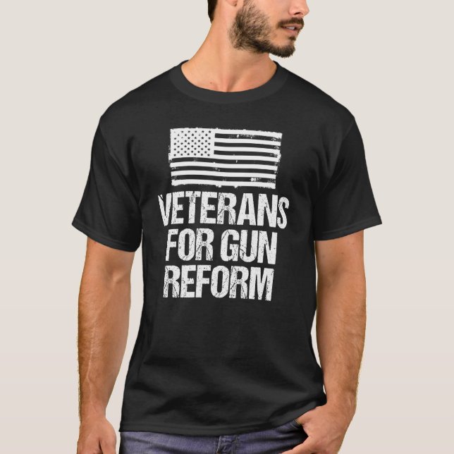 Camiseta Veteranos por la reforma de las armas (Anverso)