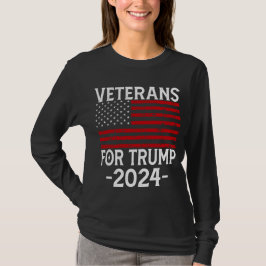 Camiseta Veteranos por Trump 2024