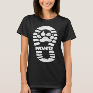 Camiseta Veteranos que manejan el cuerpo del perro trabajan