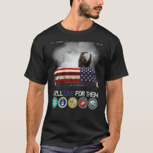 Camiseta Veteranos que murieron por nosotros viviremos por 