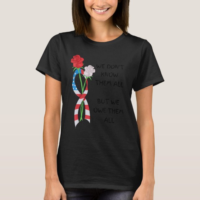 Camiseta Veteranos que no los conocemos a todos, pero les d (Anverso)