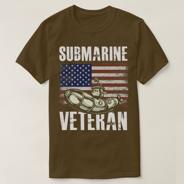 Camiseta Veteranos submarinos (Diseño del anverso)
