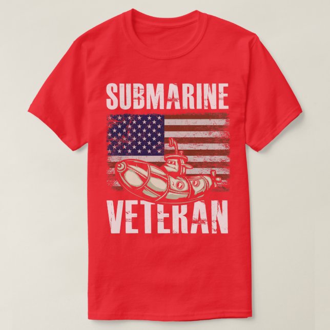 Camiseta Veteranos submarinos (Diseño del anverso)