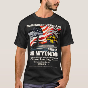 Camiseta Veteranos submarinos USS Wyoming SSBN742