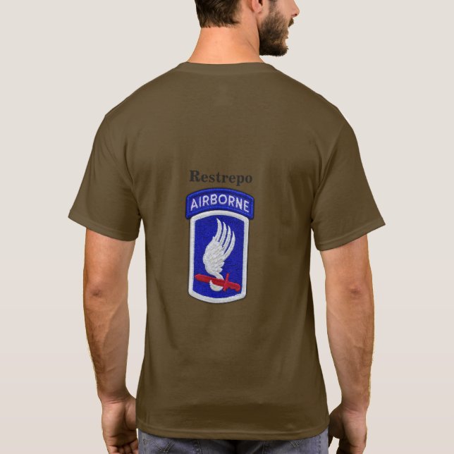 Camiseta Veteranos veteranos de la Brigada Aérea del Ejérci (Reverso)